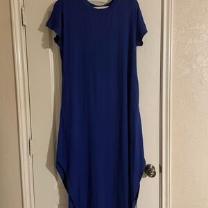 Elegant Blue Women's Dress